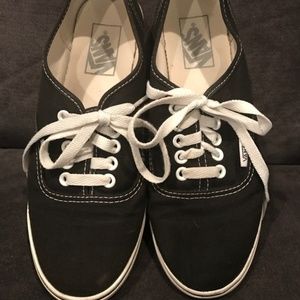 Vans black shoes